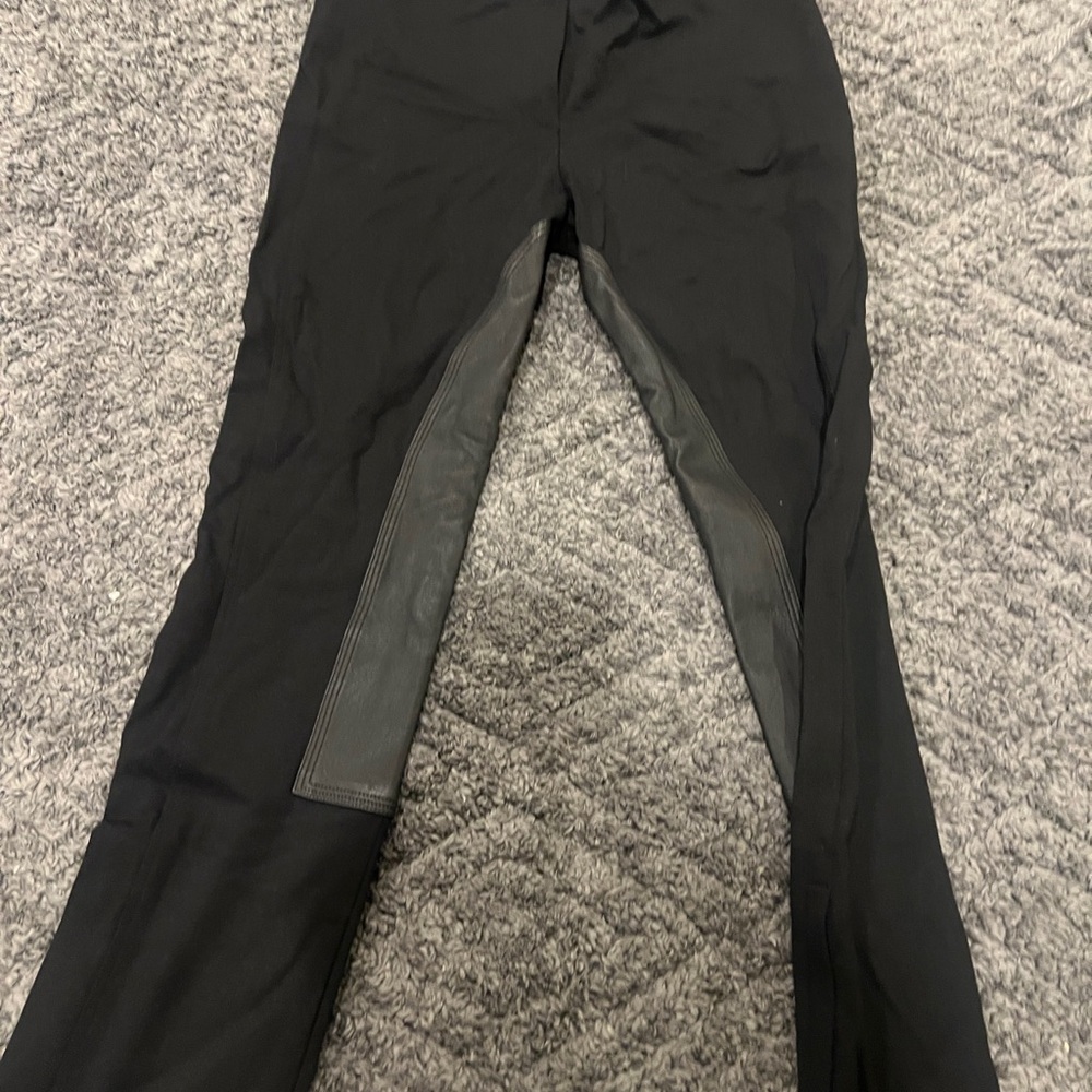 Theory leggings with Leather Accents